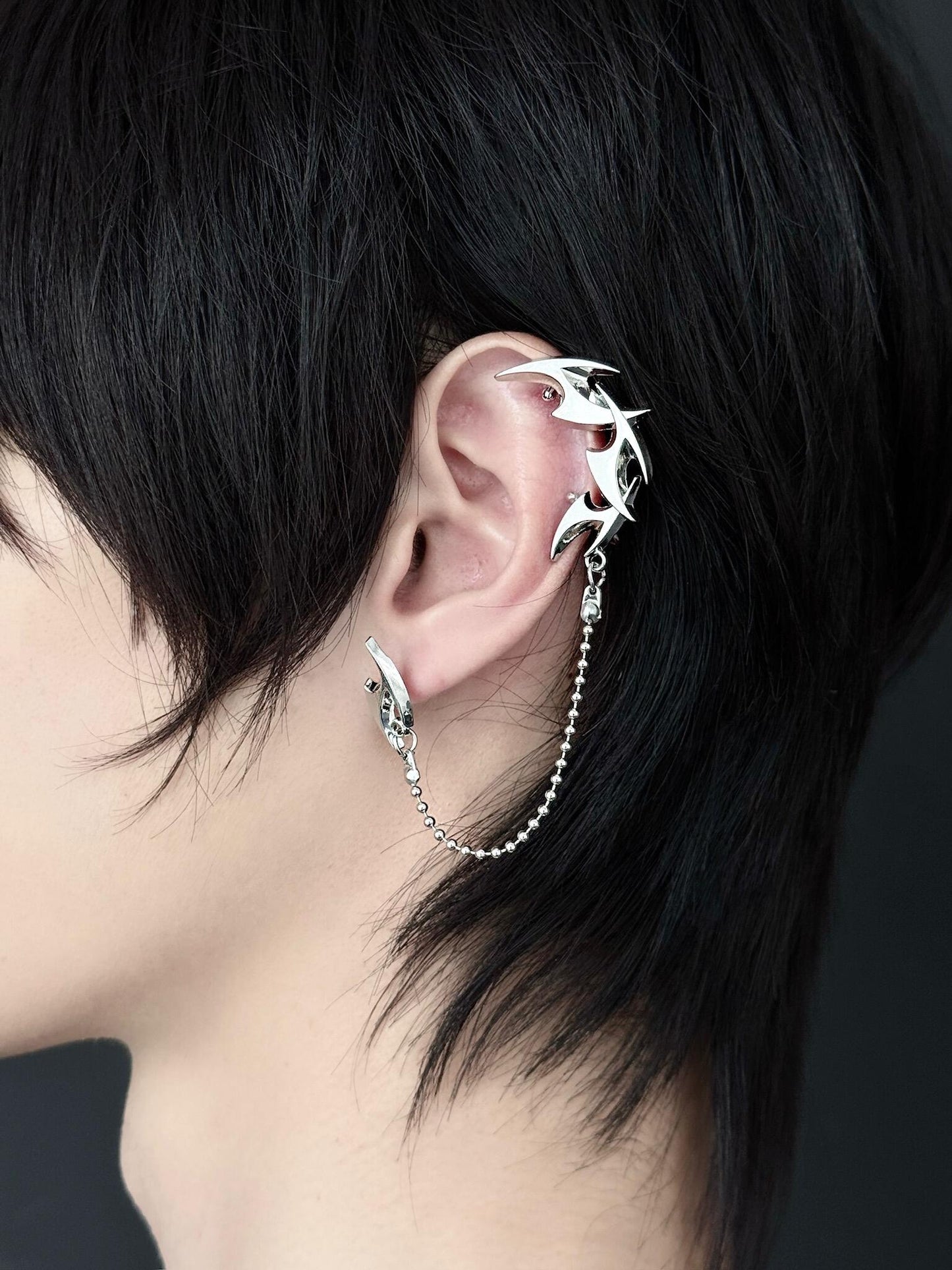Razorwing Chain Earrings