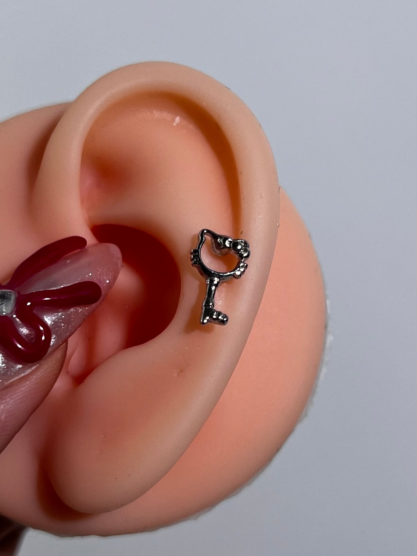 Kitty Key Helix Earrings