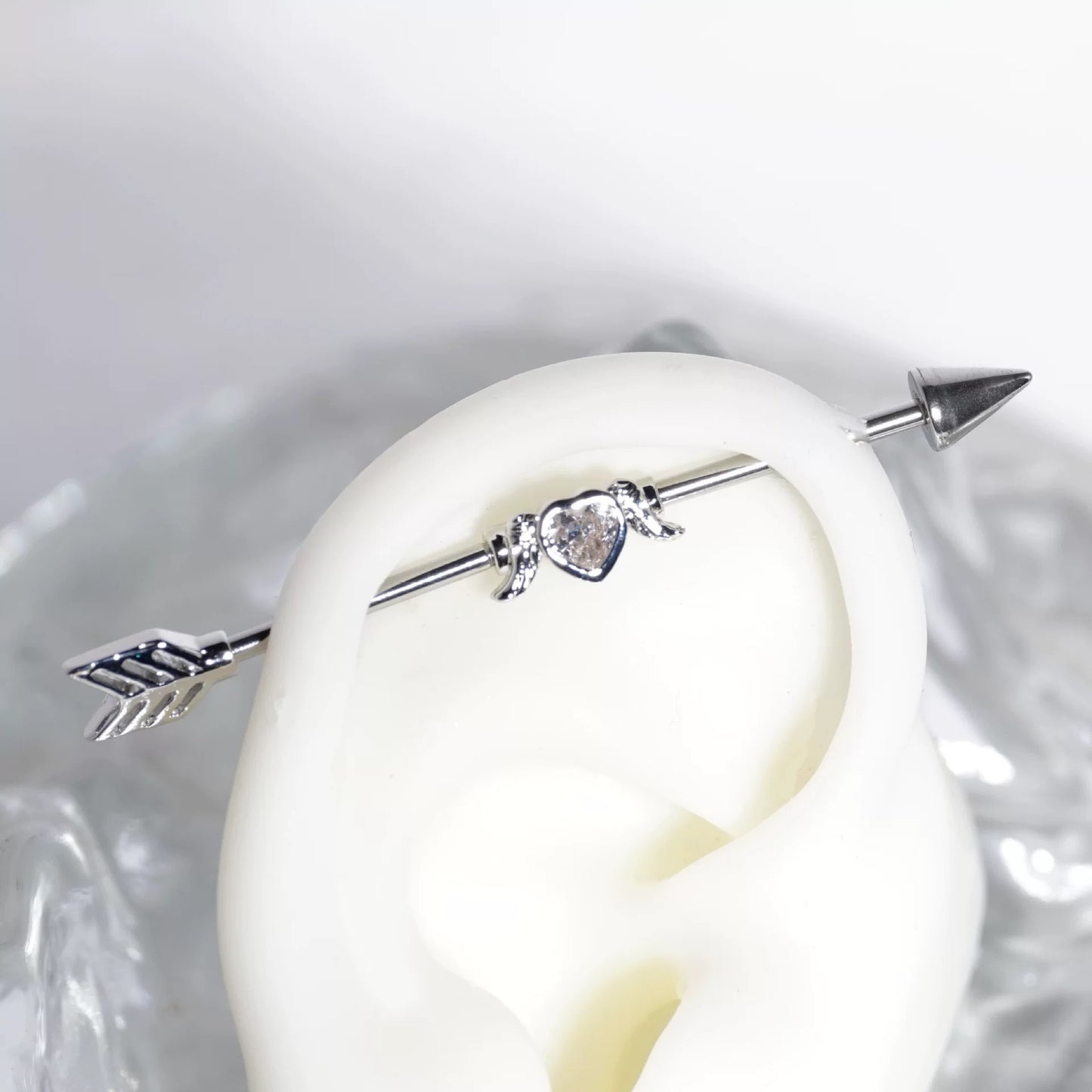 Love arrow Industrial Earring