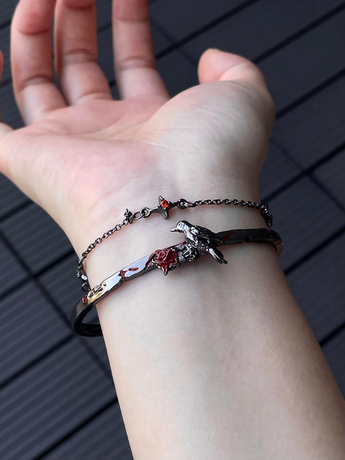 Ravens Garden Bangle Bracelet