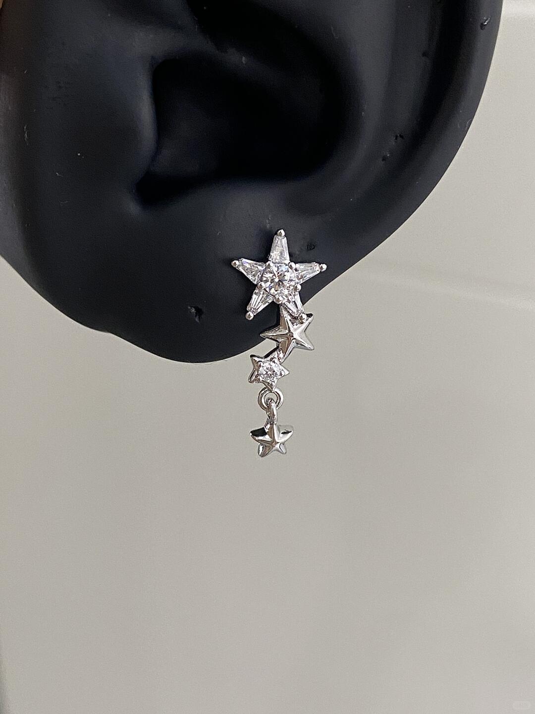 Cosmic Stars Helix Earrings