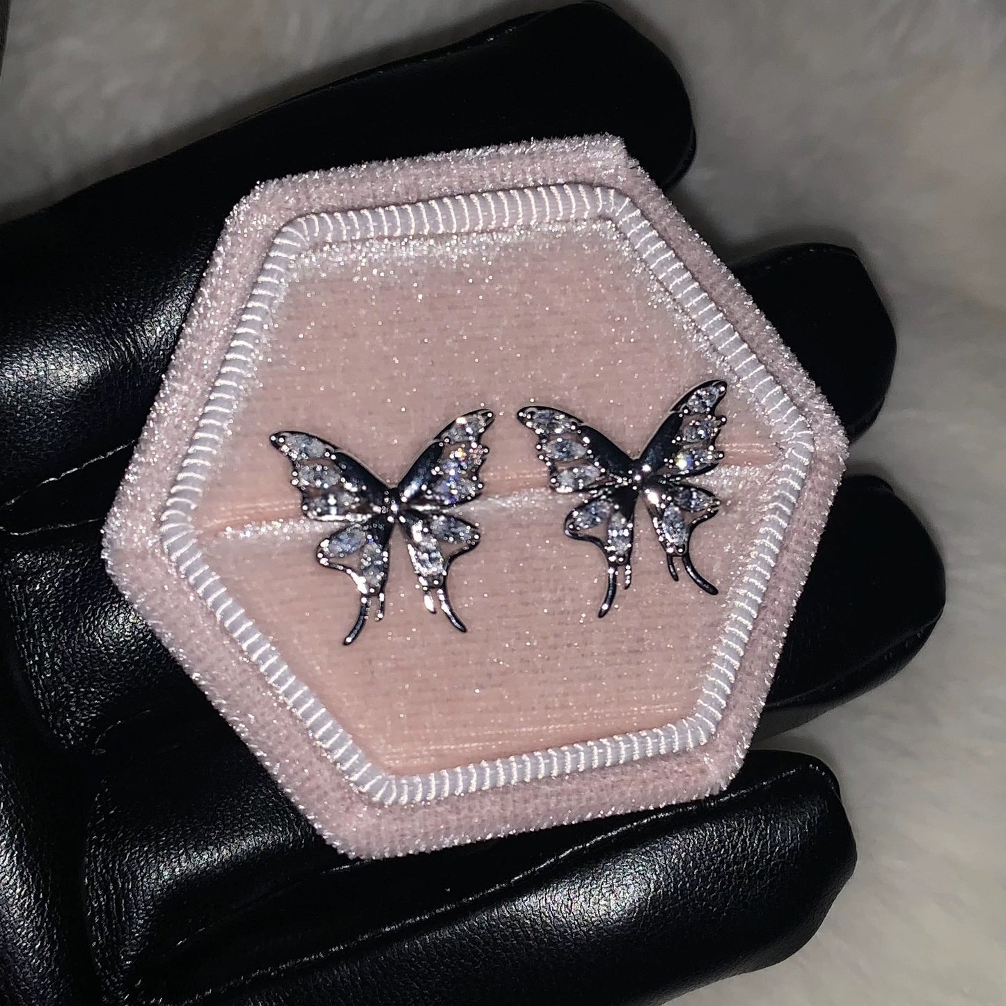 Papillon Noir Helix Earrings