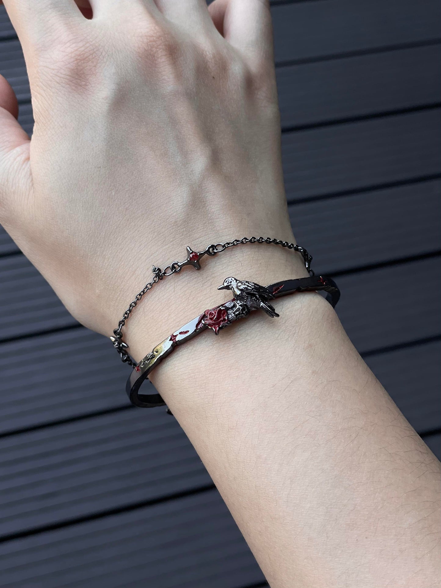 Ravens Garden Bangle Bracelet