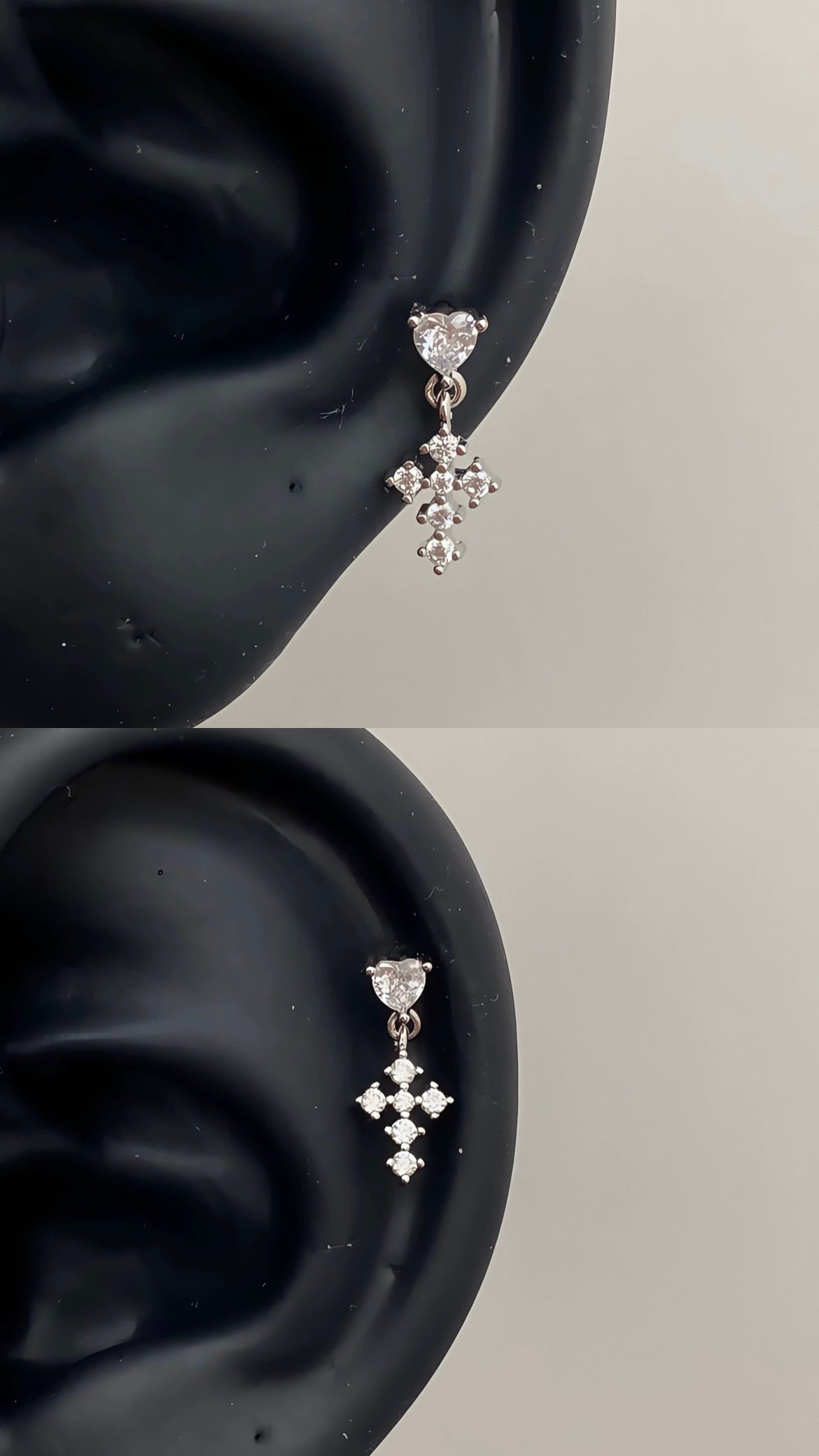 Saint Heart Helix Earrings