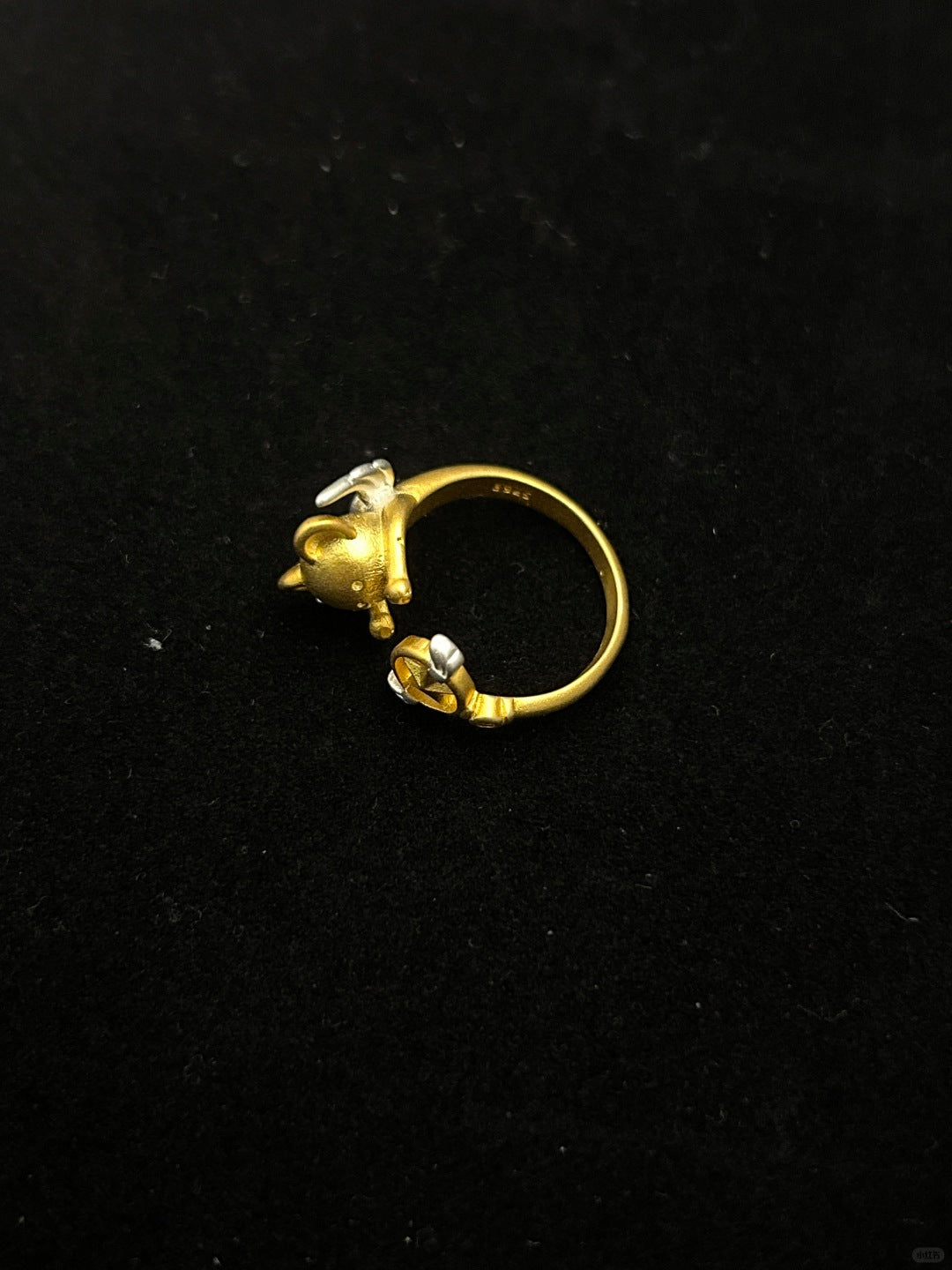 Gold Guardian Spark Adjustable Ring