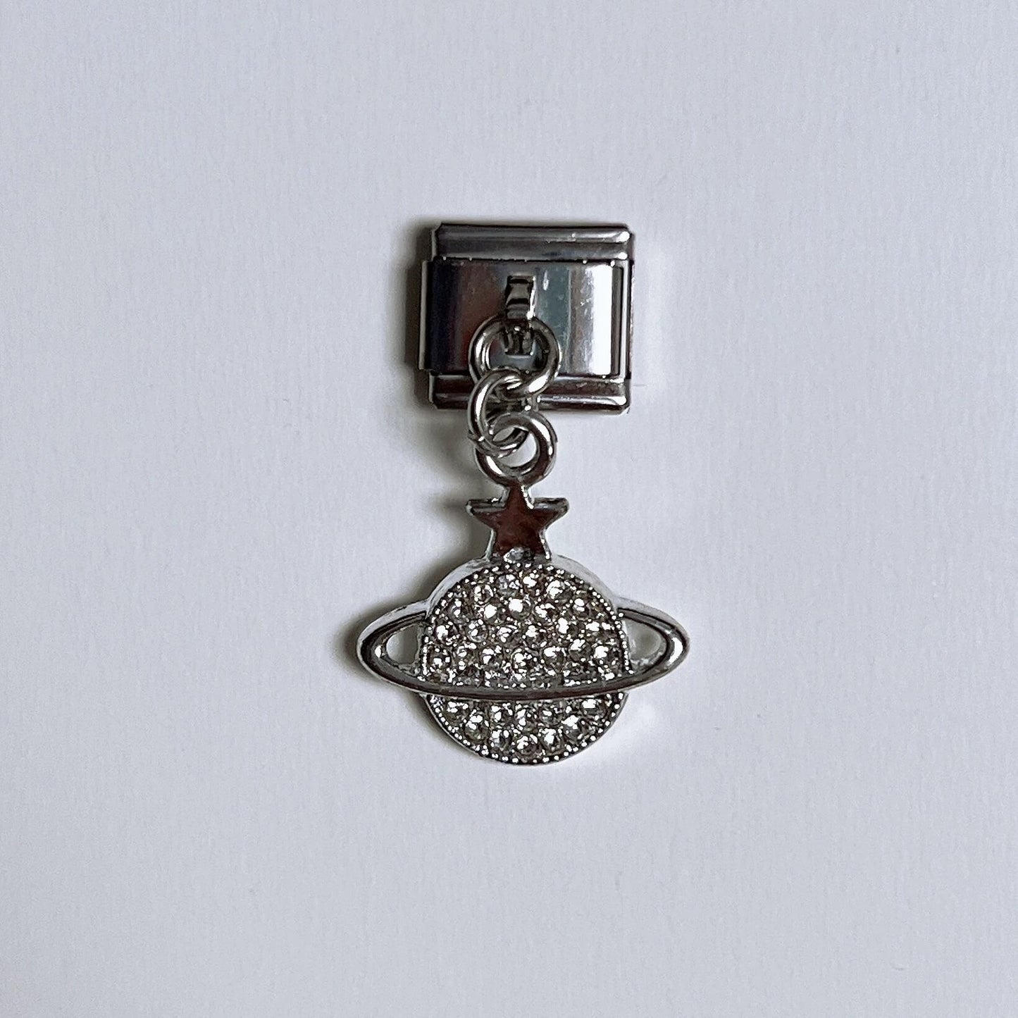 Star Saturn Italian Bracelet Charm