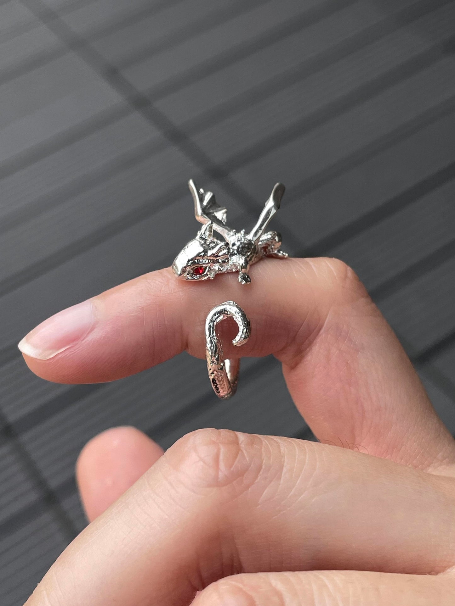 Dragon’s Gaze Adjustable Ring