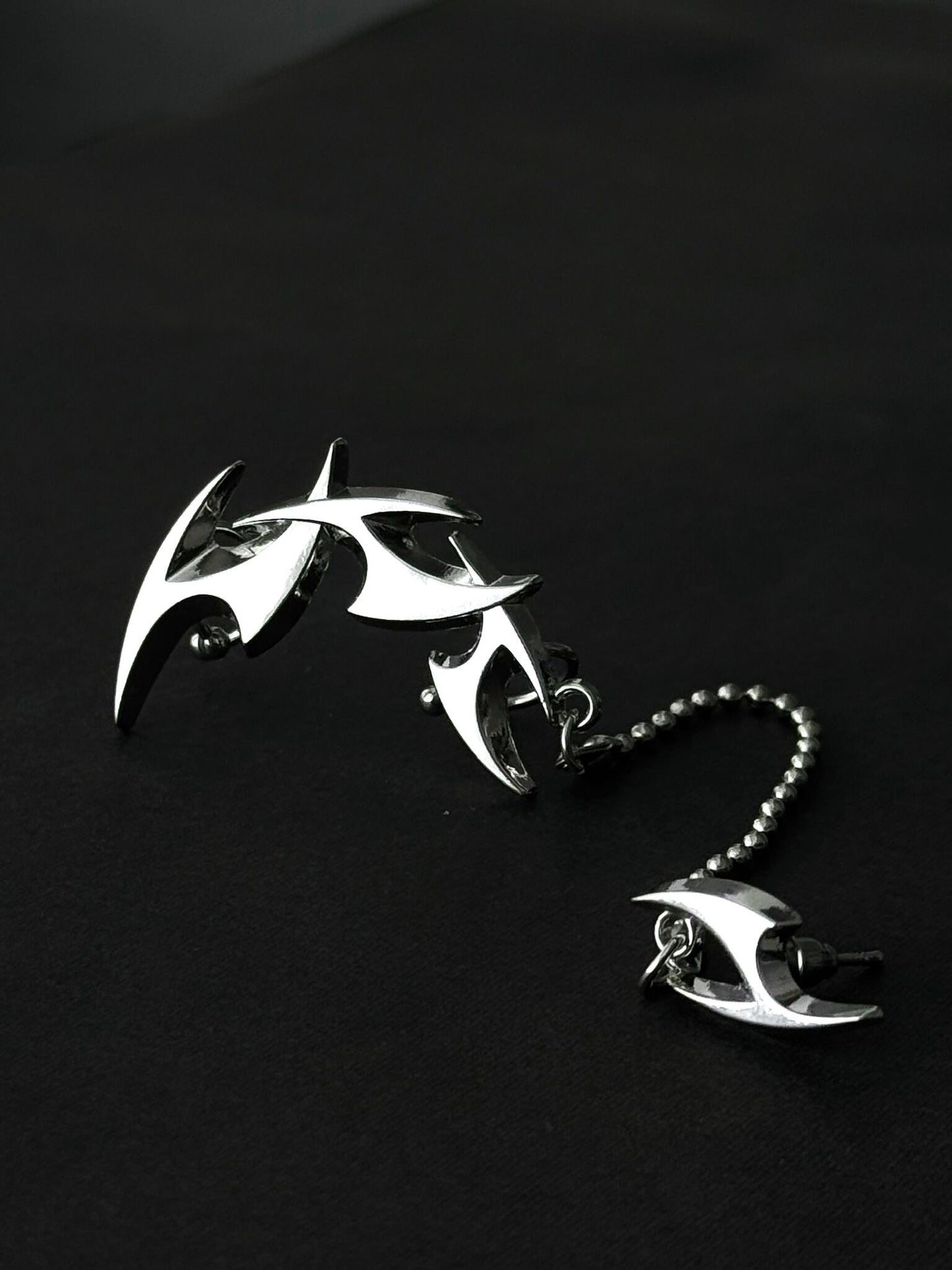 Razorwing Chain Earrings
