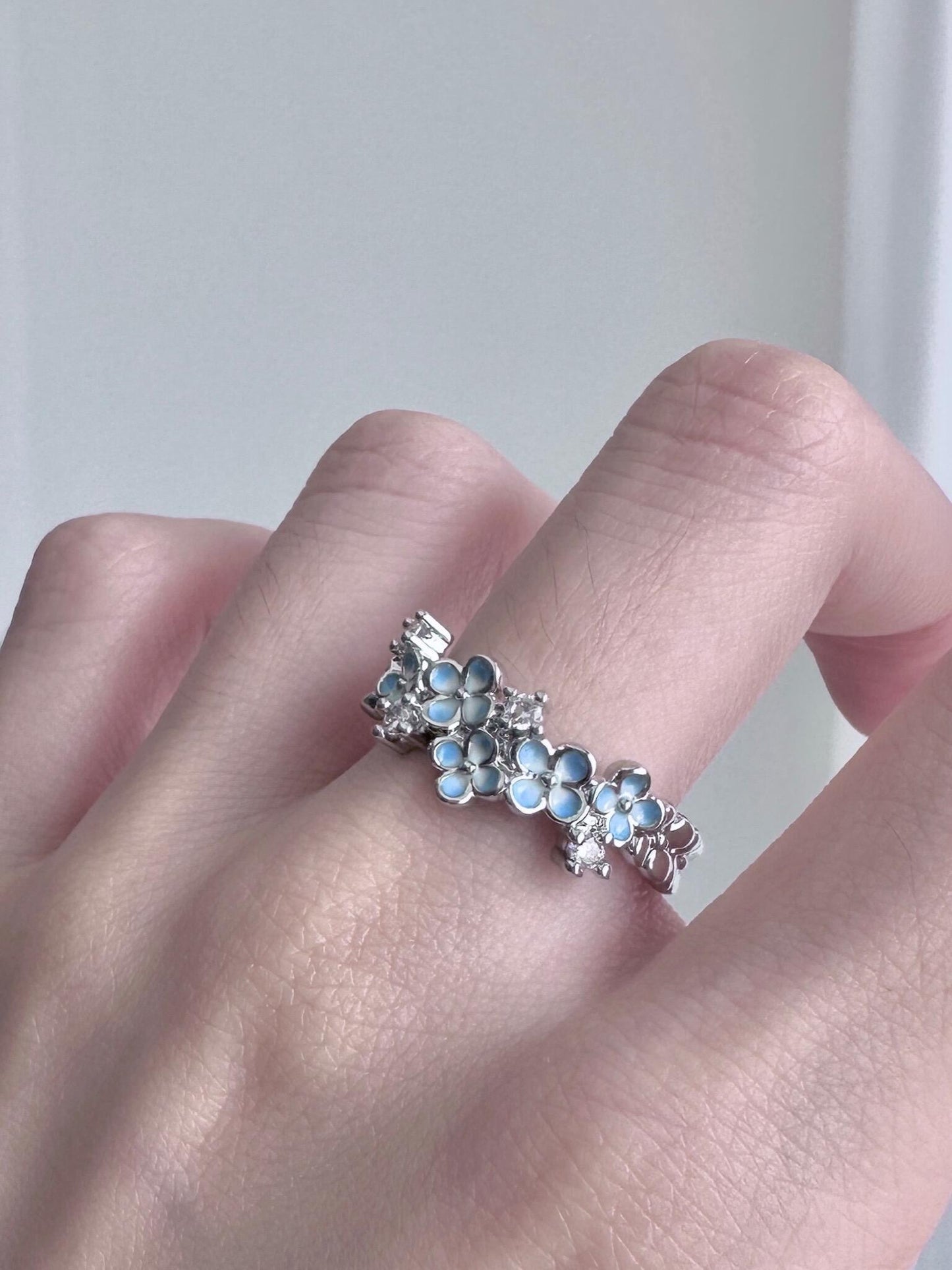 Icy Reverie Adjustable Ring