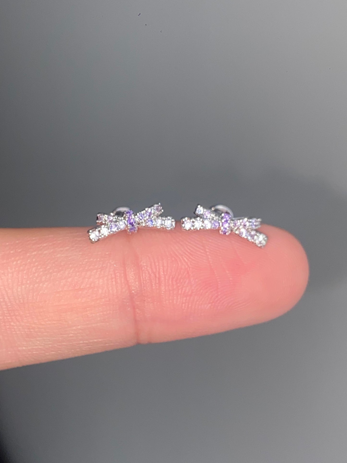 Fairy Bow Helix Earrings