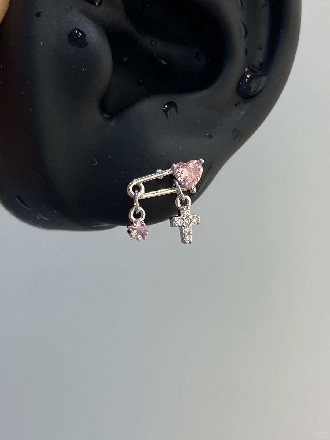 Love Pin Helix Earrings
