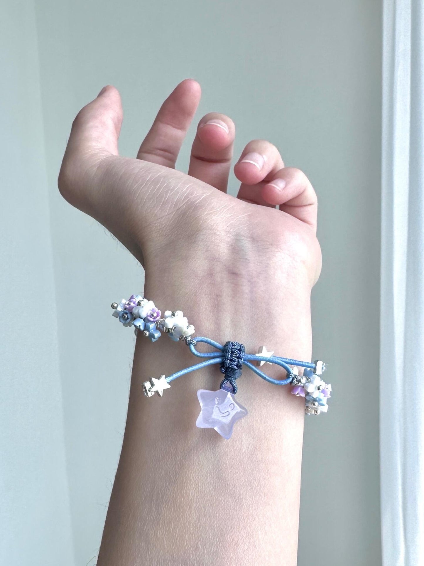 Star Gem Macrame Bracelet