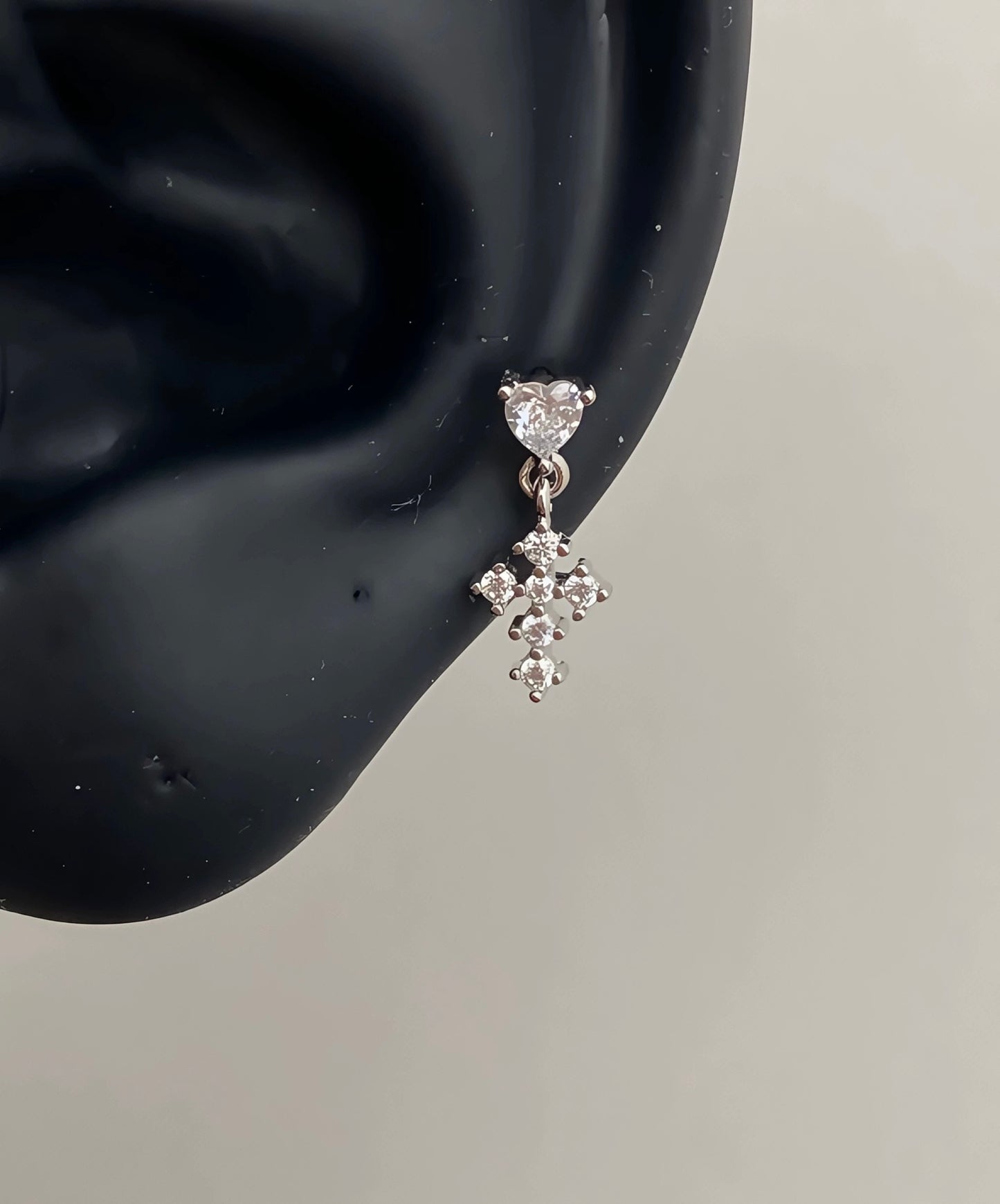 Saint Heart Helix Earrings