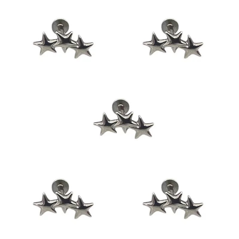 Trinity Stars Lip Stud