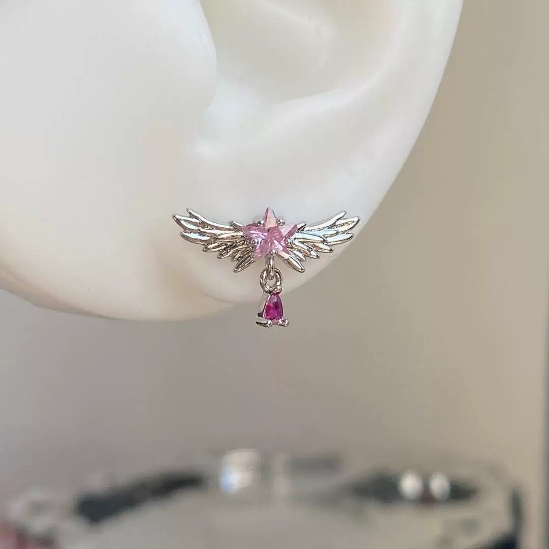 Flying Star Helix Earrings