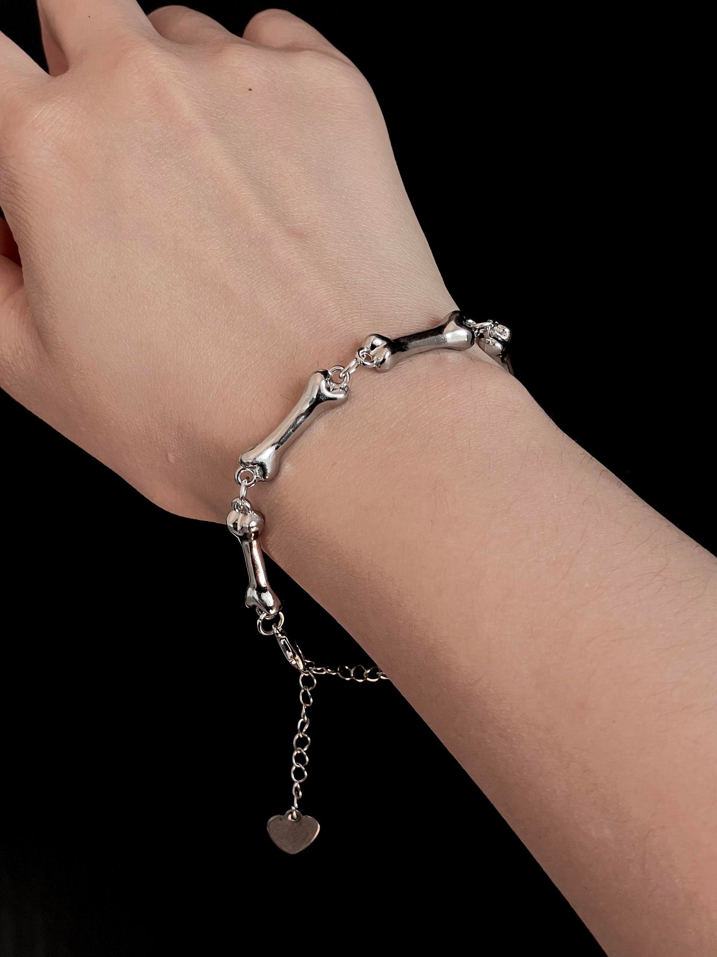 Bone Chain Bangle Bracelet