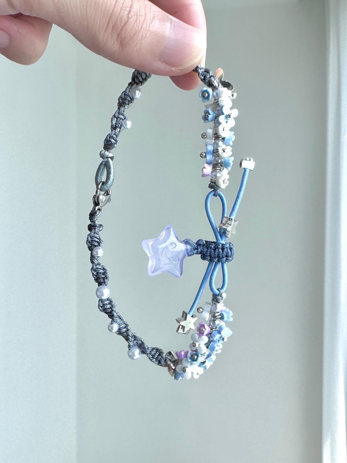 Star Gem Macrame Bracelet