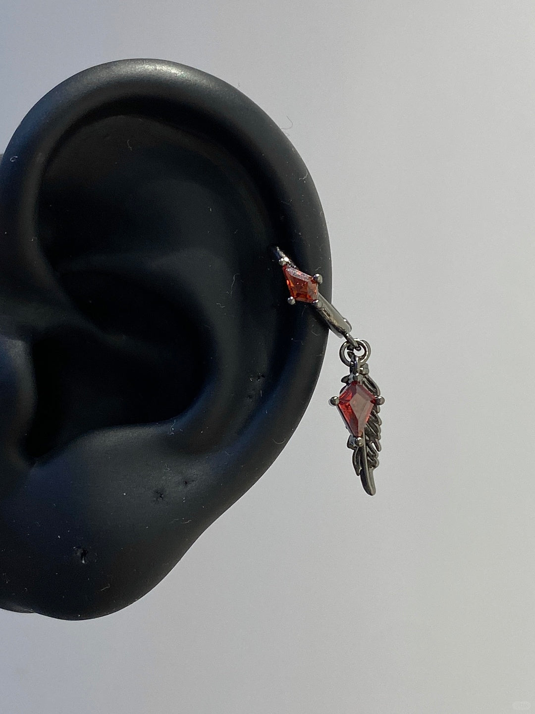 Scarlet Wings Helix Earrings