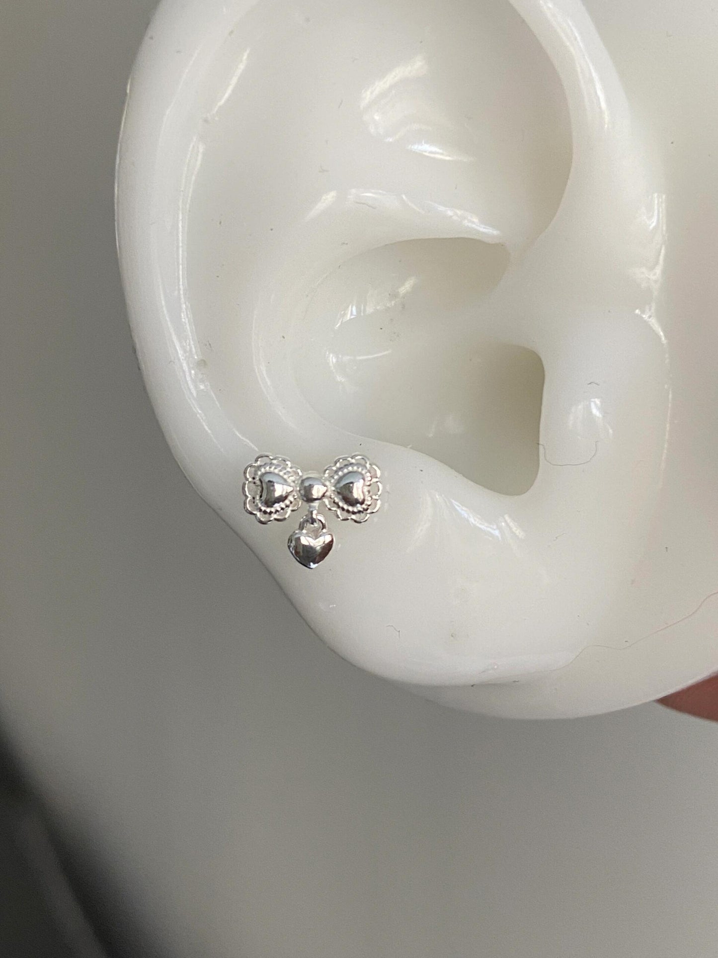 Lovers Bow Helix Earrings