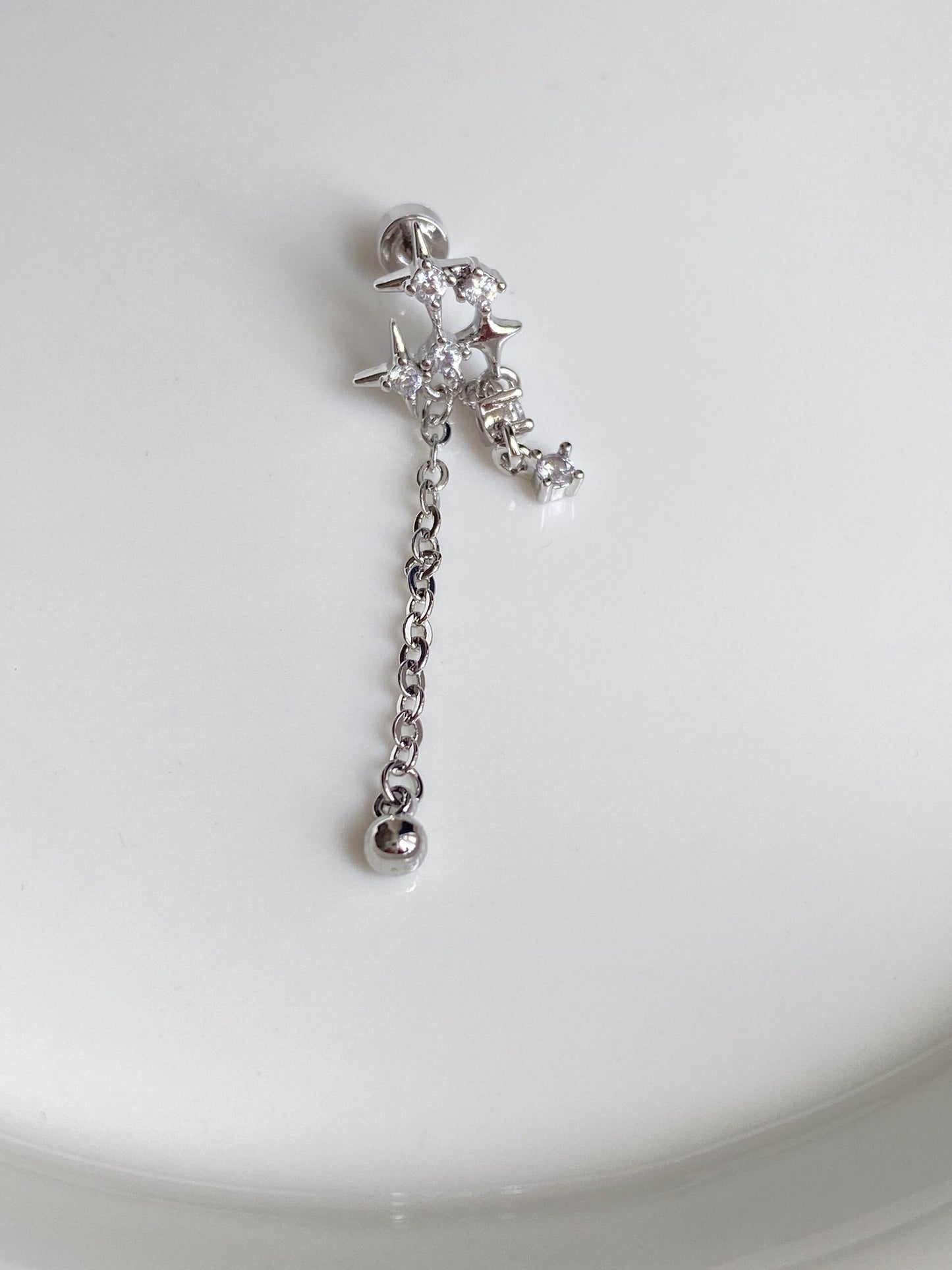 Star Cascade Helix Earrings