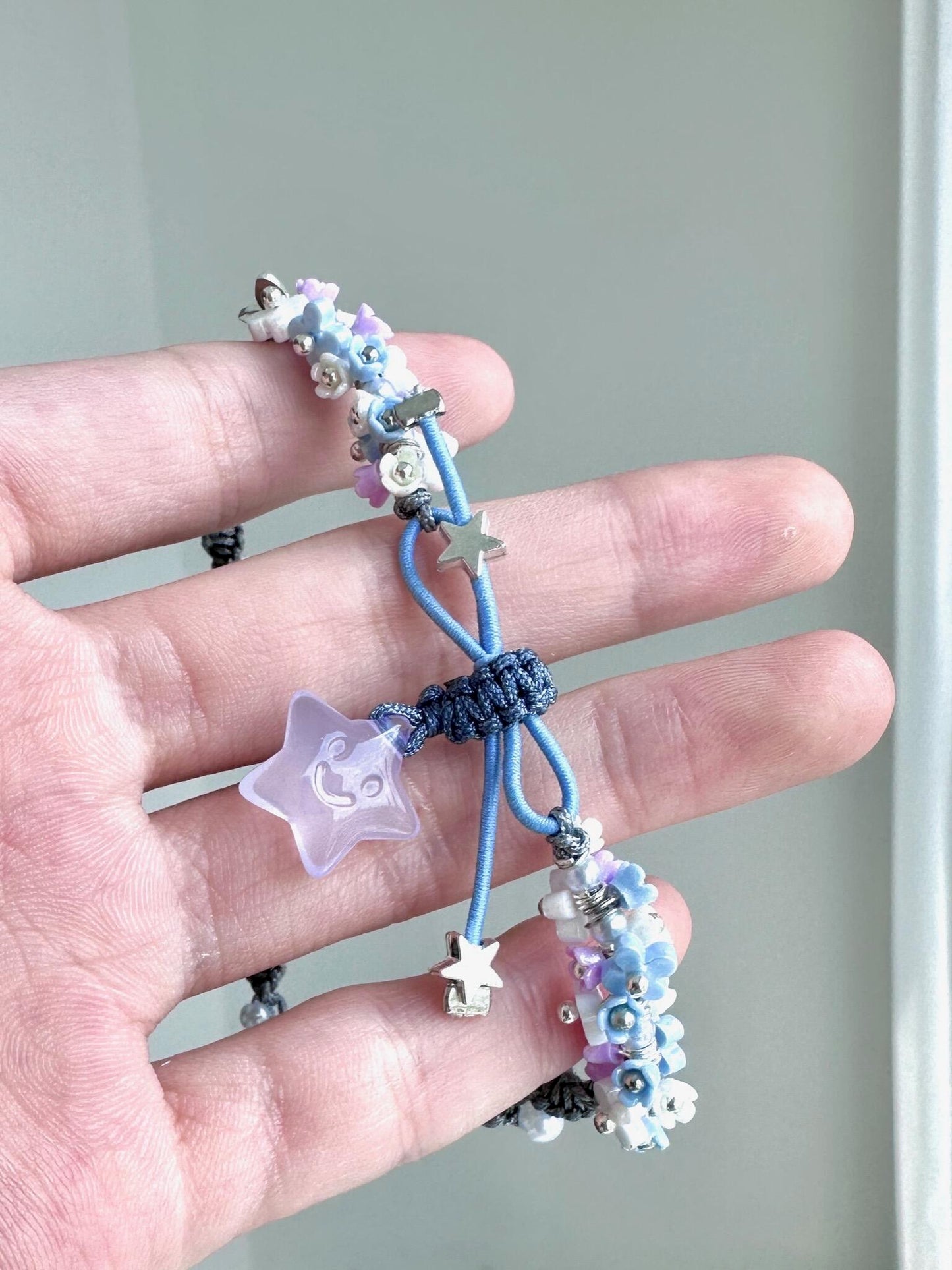 Star Gem Macrame Bracelet