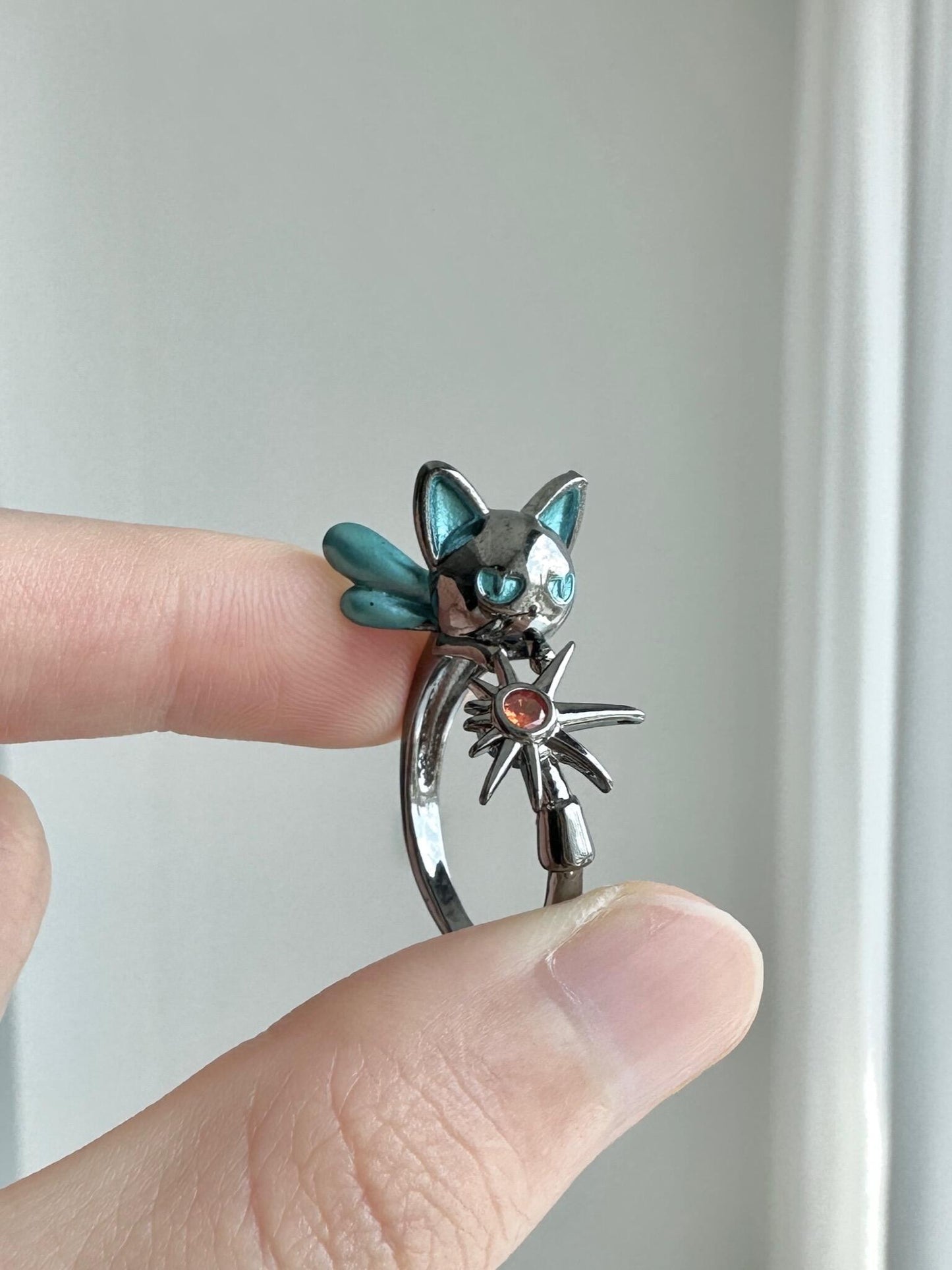 Neko Star Adjustable Ring