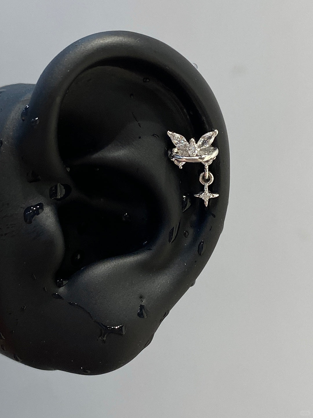 Flora Butterfly Helix Earrings