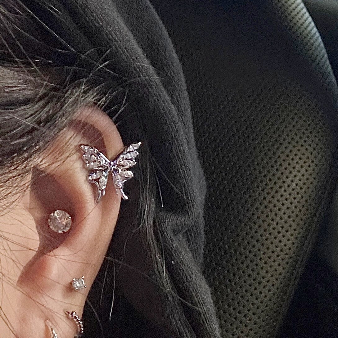 Papillon Noir Helix Earrings