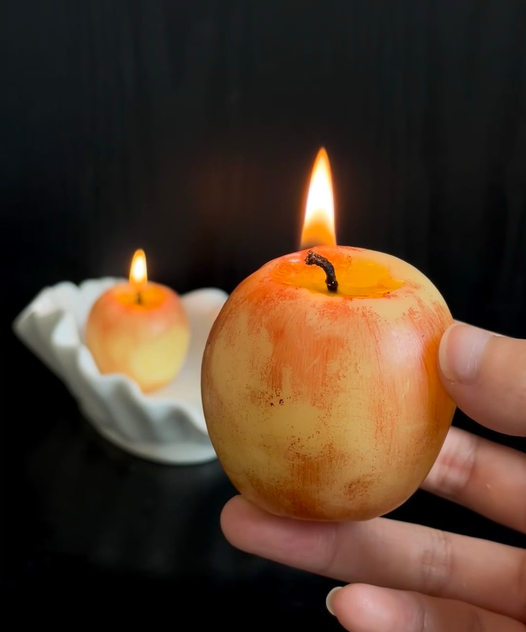 Realistic Apple Scented Candles
