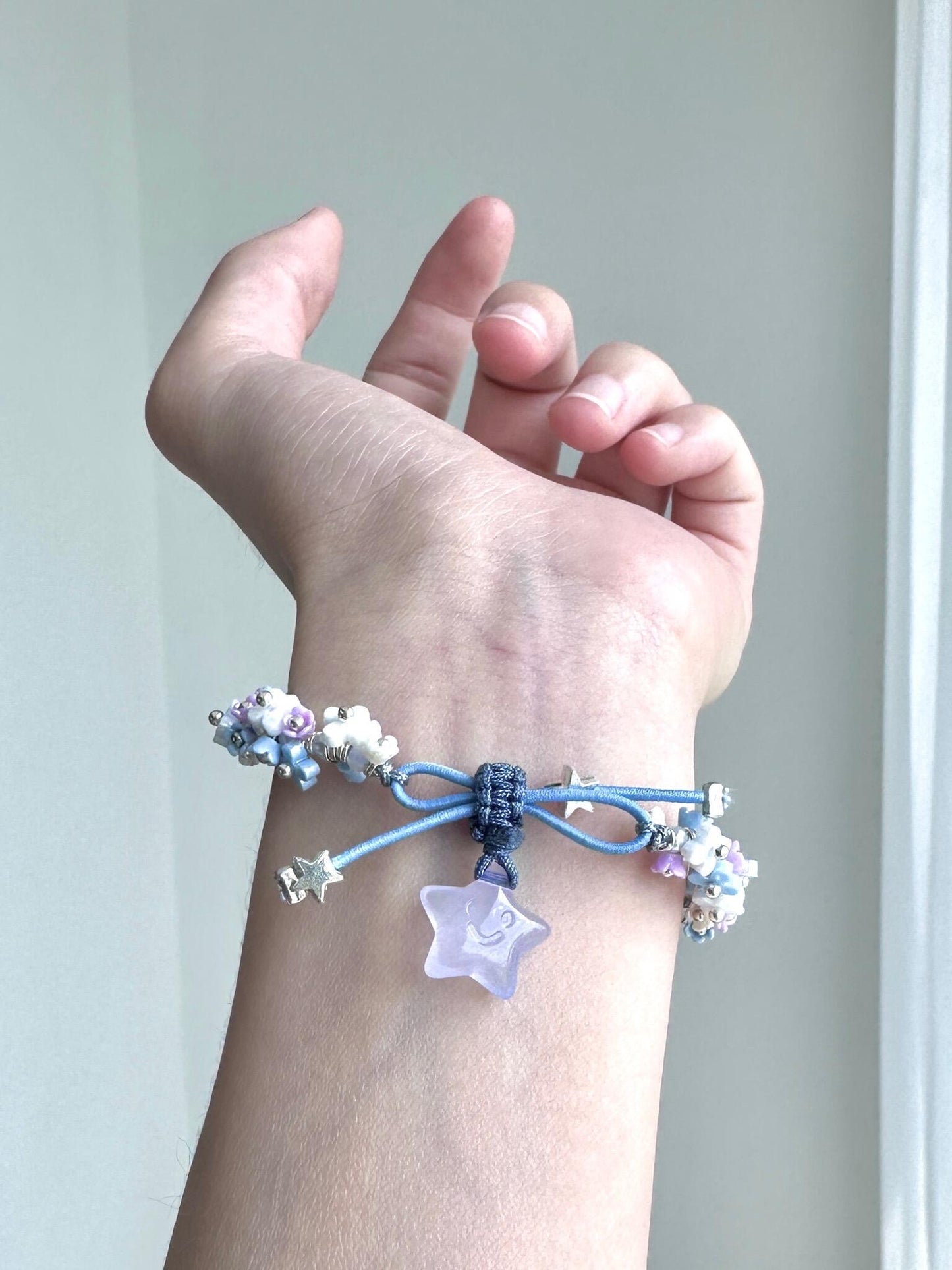 Star Gem Macrame Bracelet