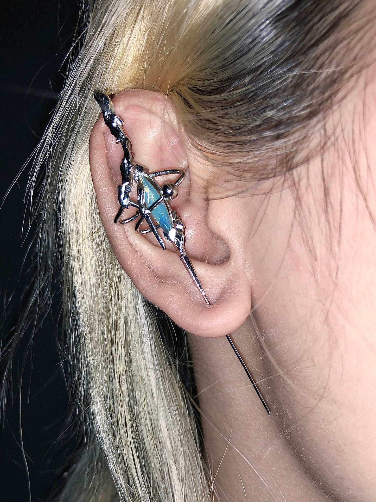 Nebula Void Cuff Earrings