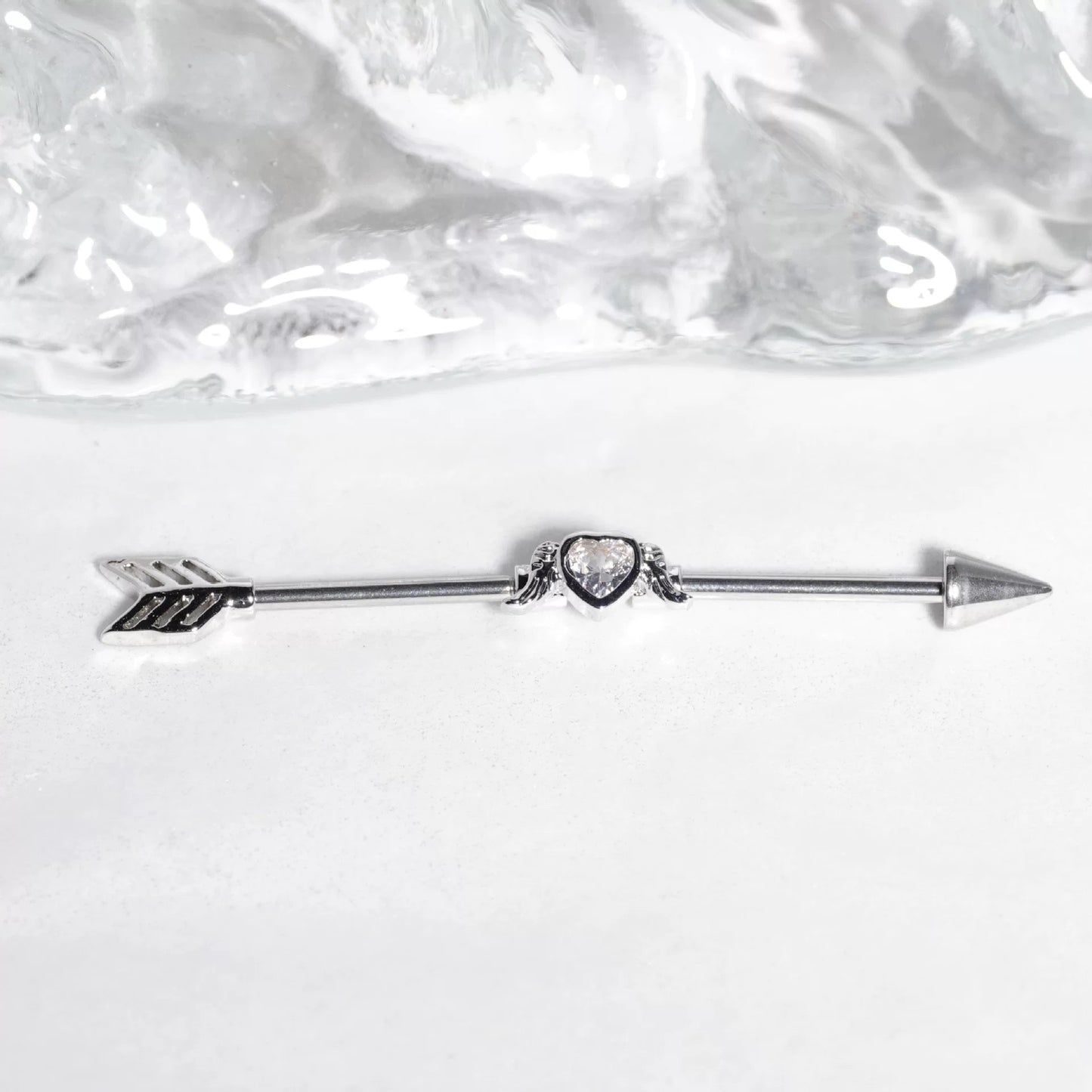 Love arrow Industrial Earring