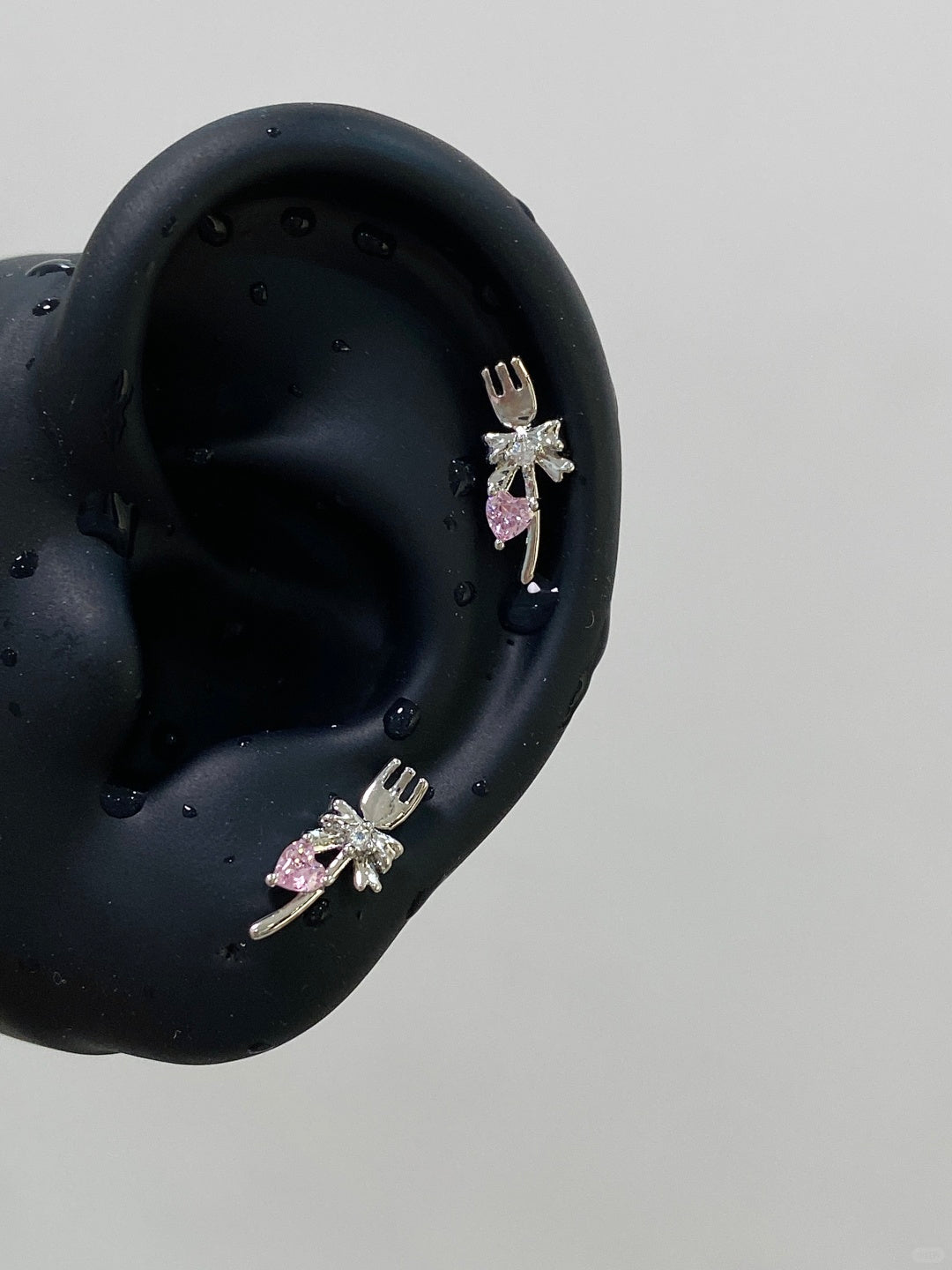 Bowed Bite Helix Earrings