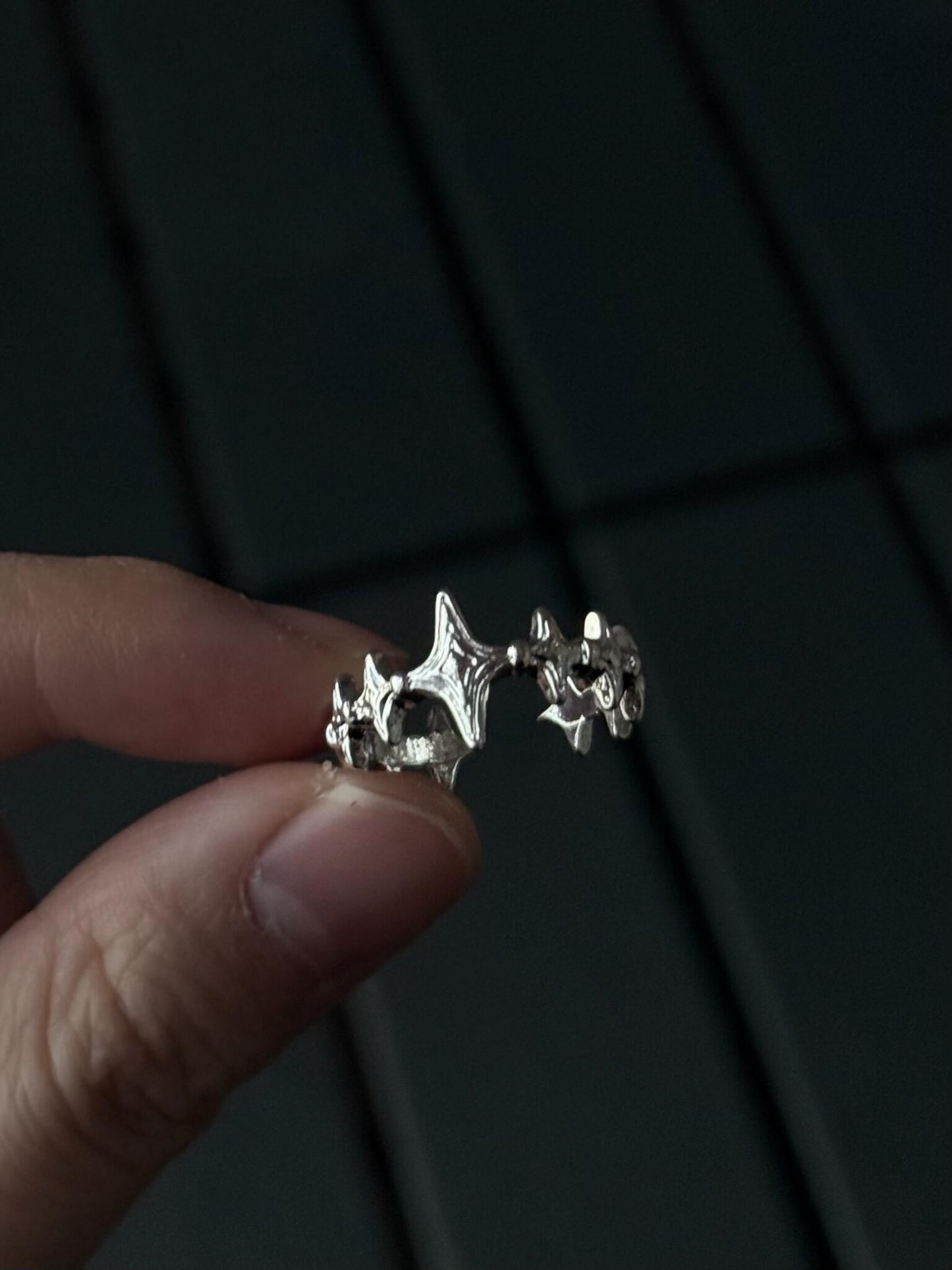 Star Stack Adjustable Ring