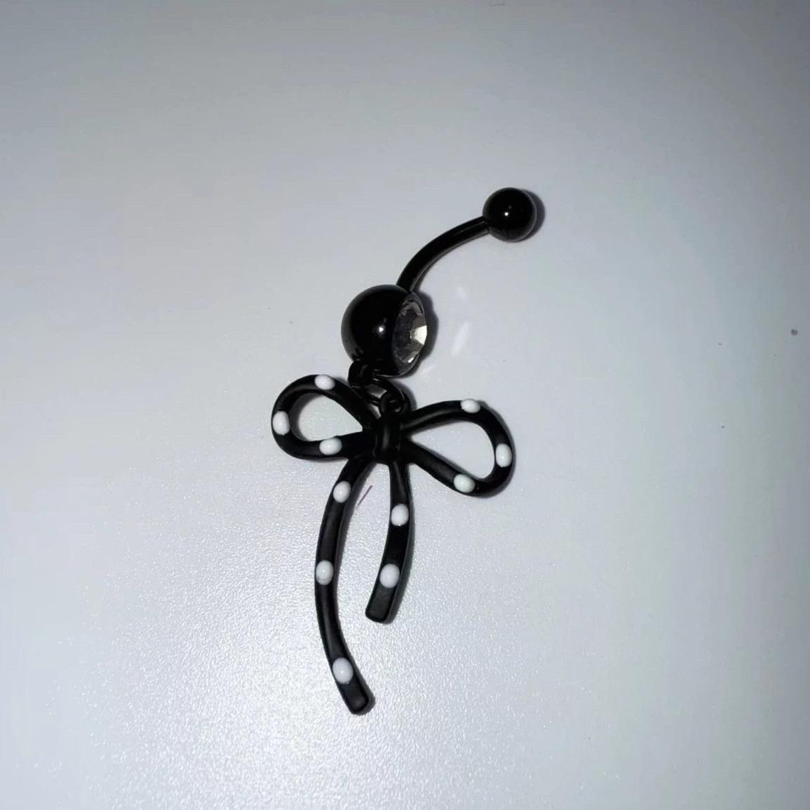 Polka Bow Belly Bar