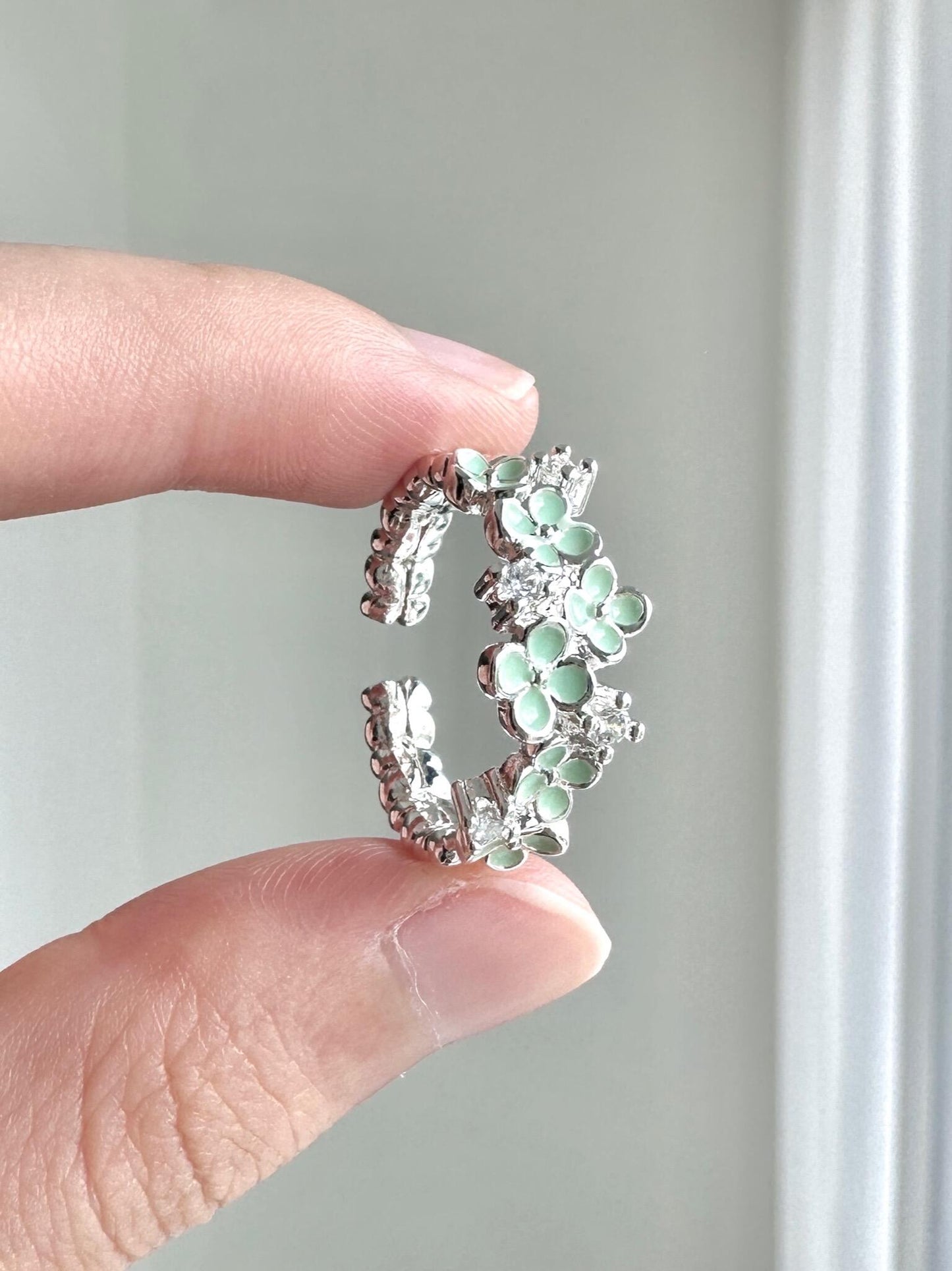 Mint Reverie Adjustable Ring