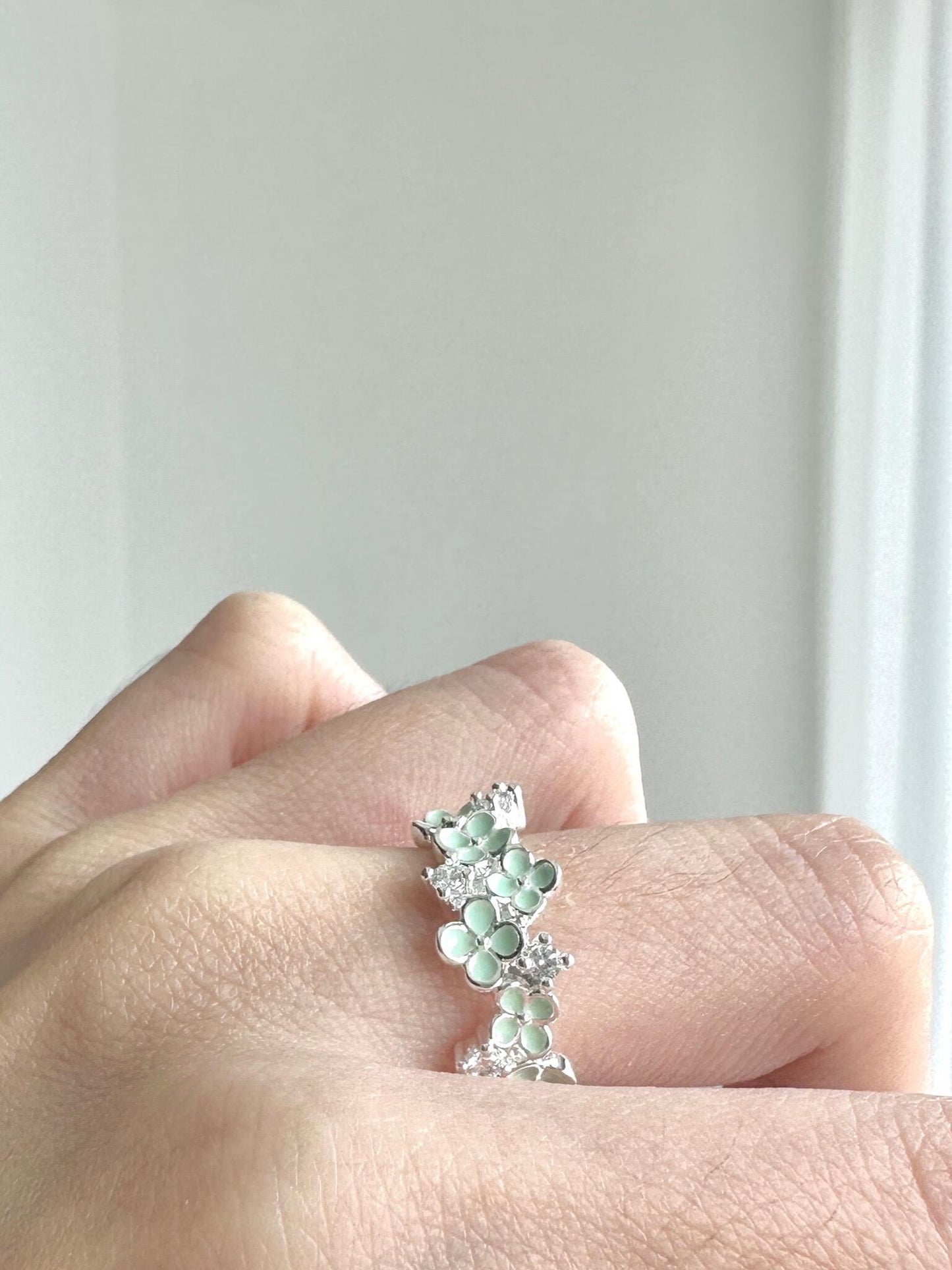 Mint Reverie Adjustable Ring