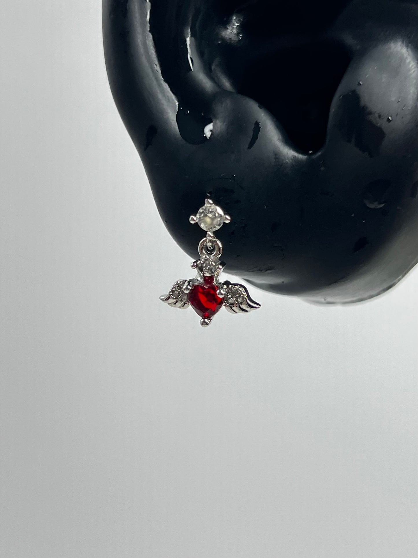Crimson Wings Helix Earrings