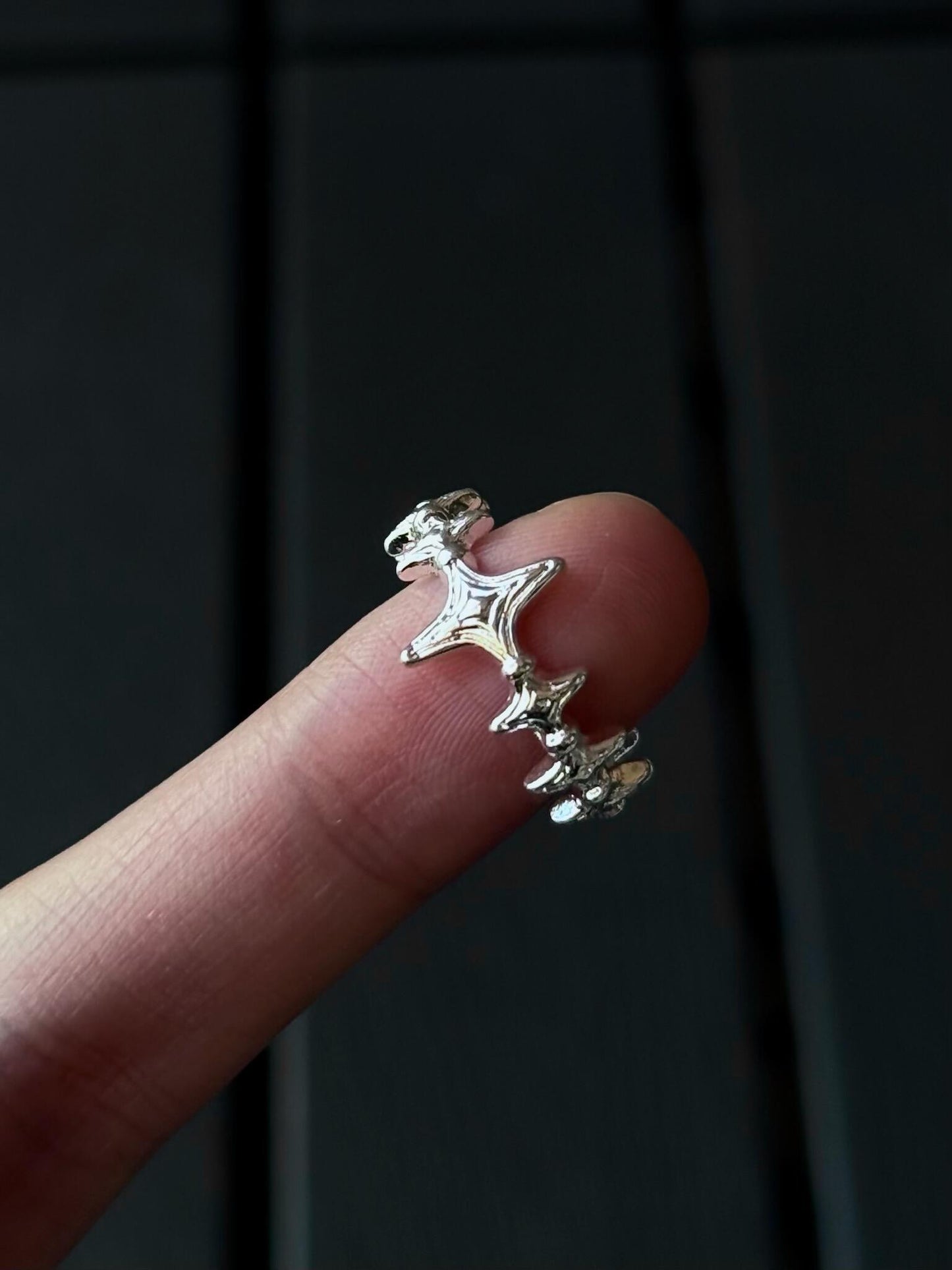 Star Stack Adjustable Ring