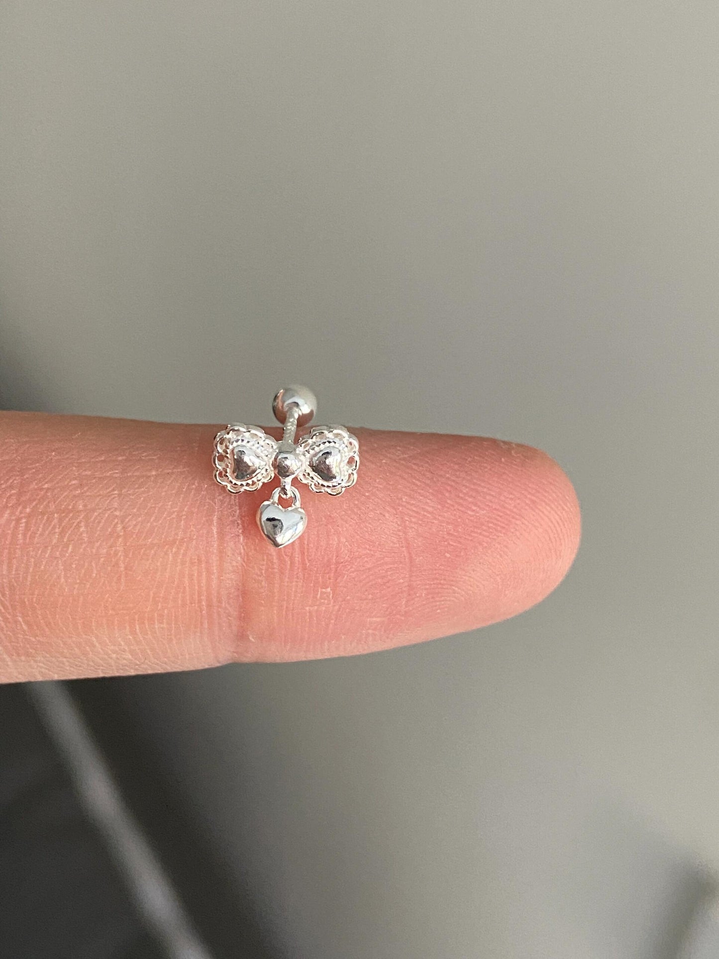 Lovers Bow Helix Earrings