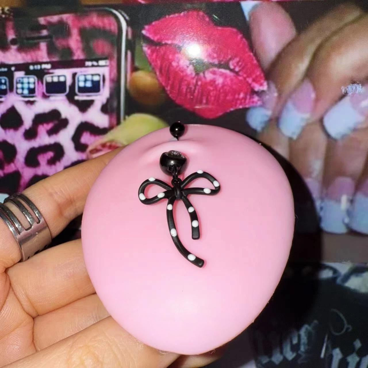 Polka Bow Belly Bar
