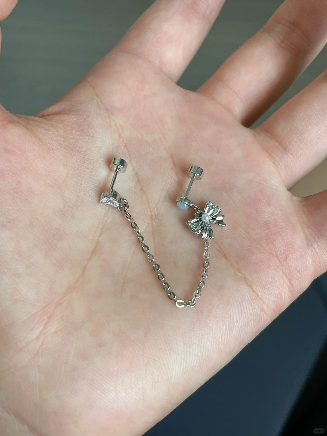 Moonlit Chain Earrings