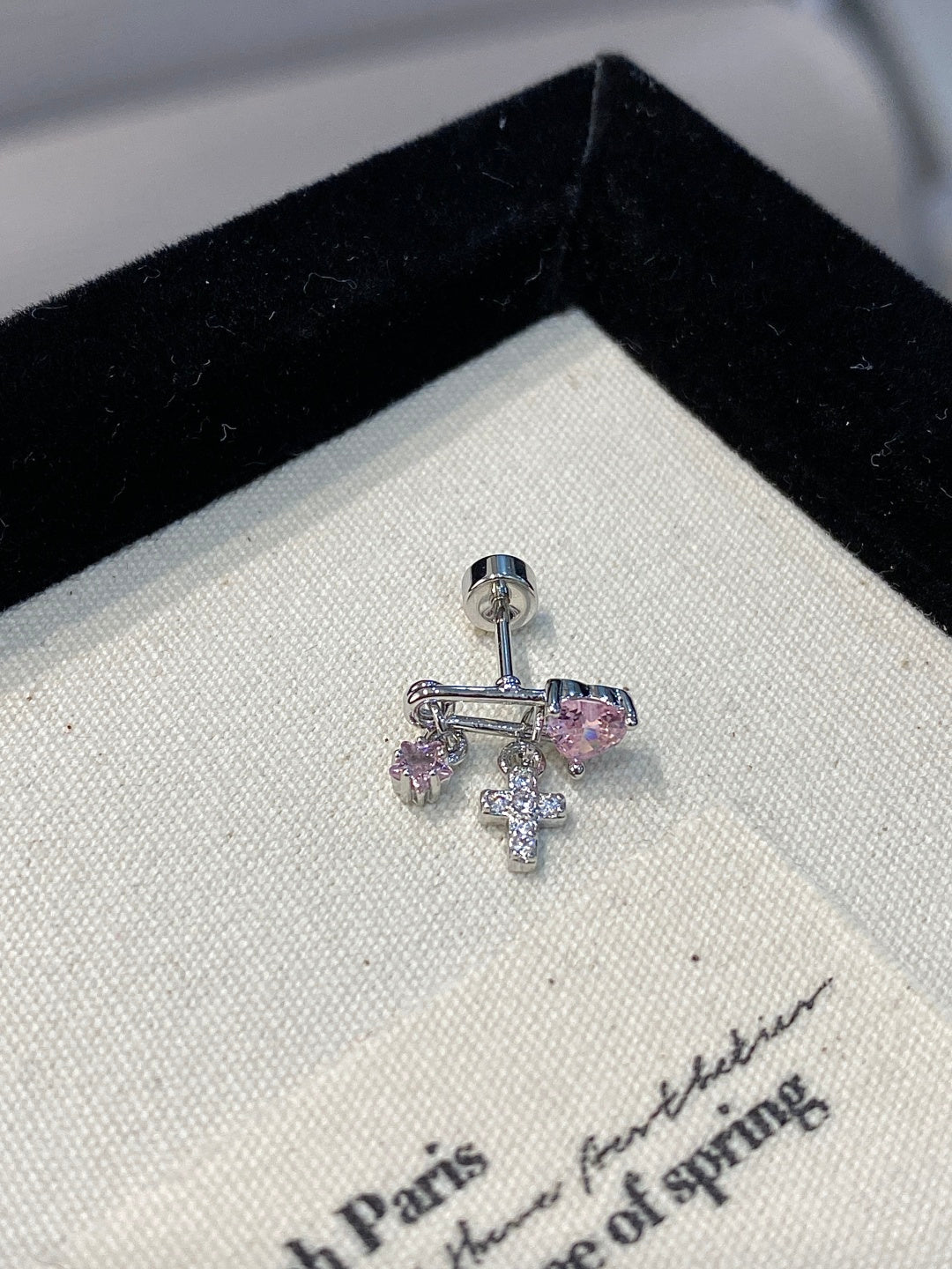 Love Pin Helix Earrings