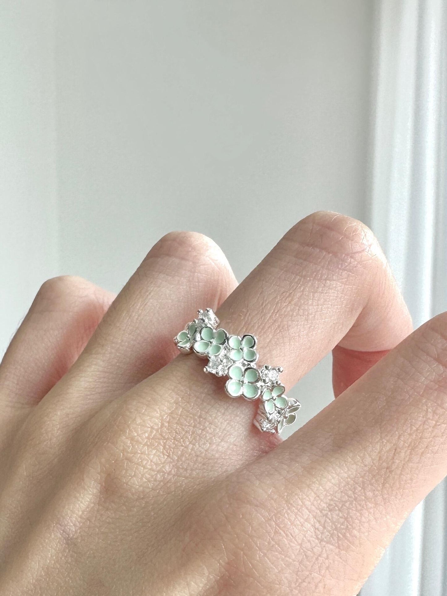 Mint Reverie Adjustable Ring