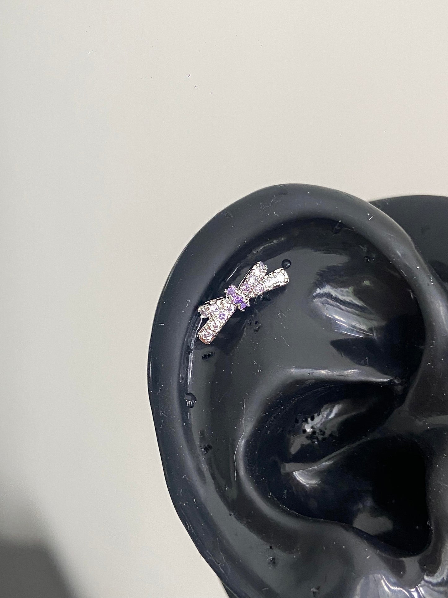 Fairy Bow Helix Earrings