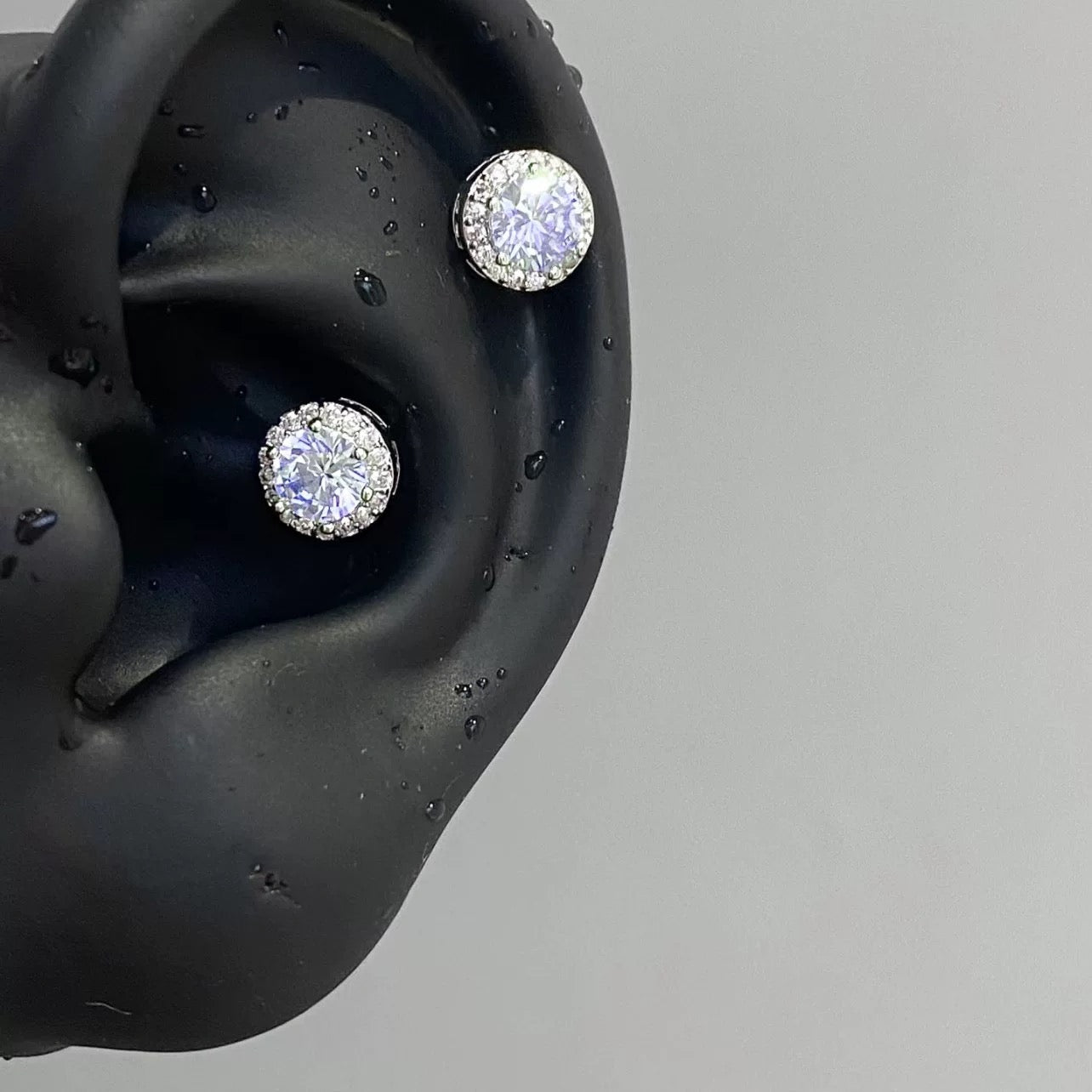 Seraph Spark Helix & Conch Earrings