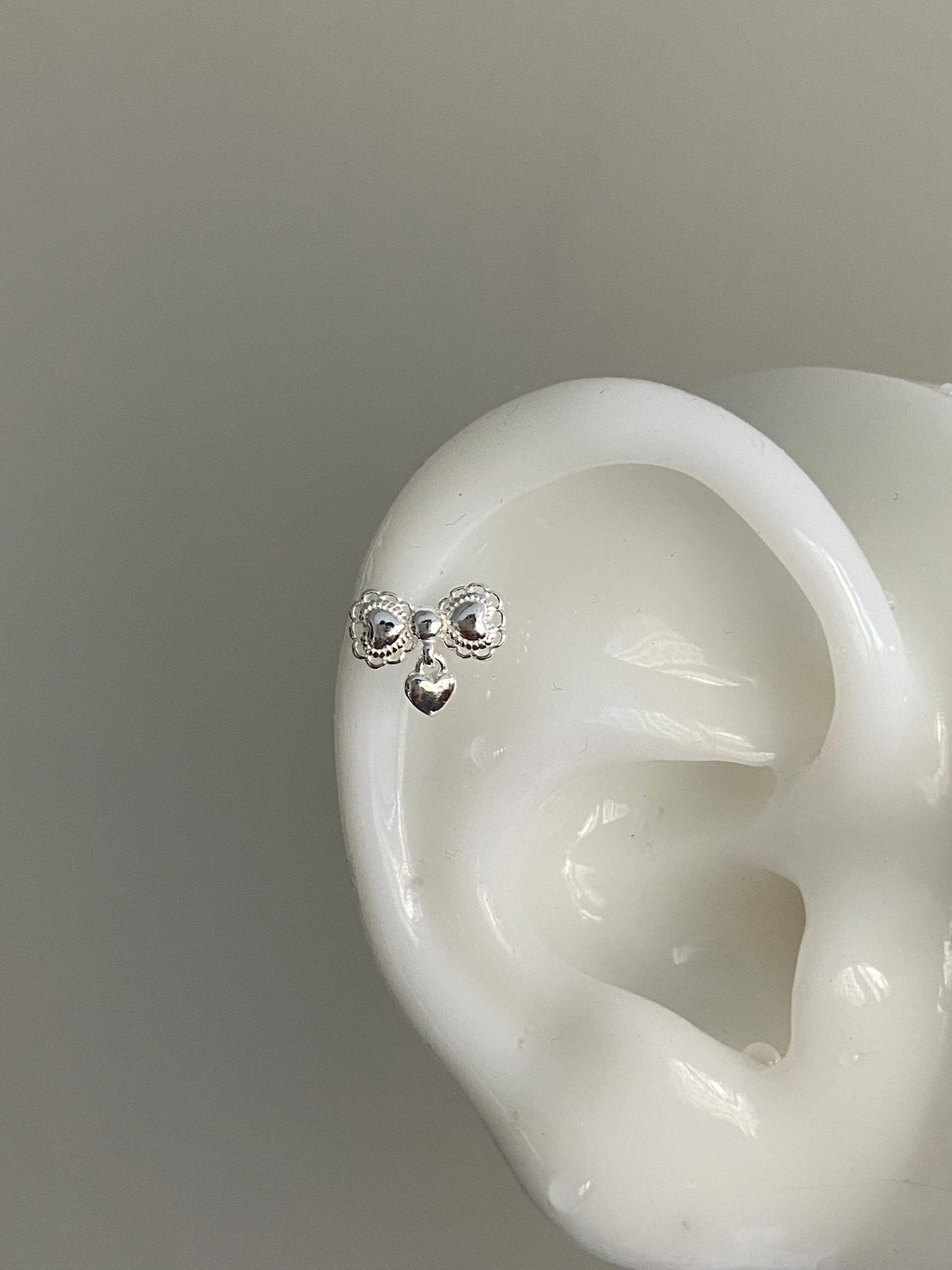 Lovers Bow Helix Earrings