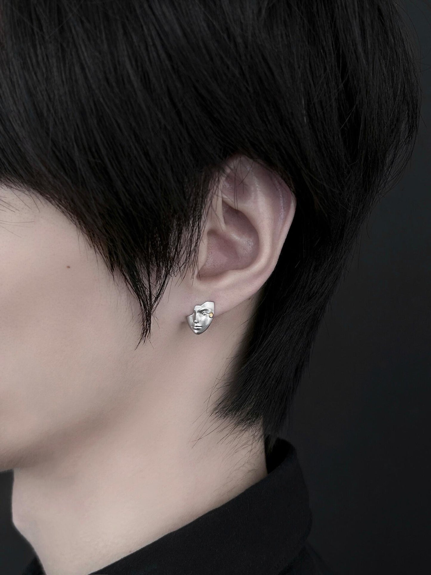 Shattered Face Earrings