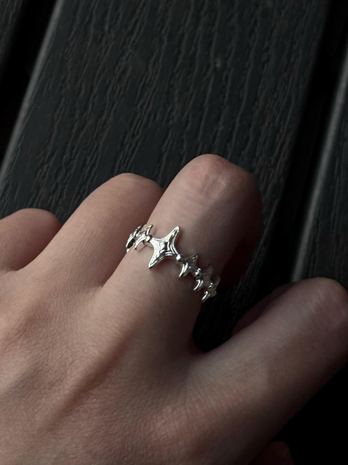 Star Stack Adjustable Ring