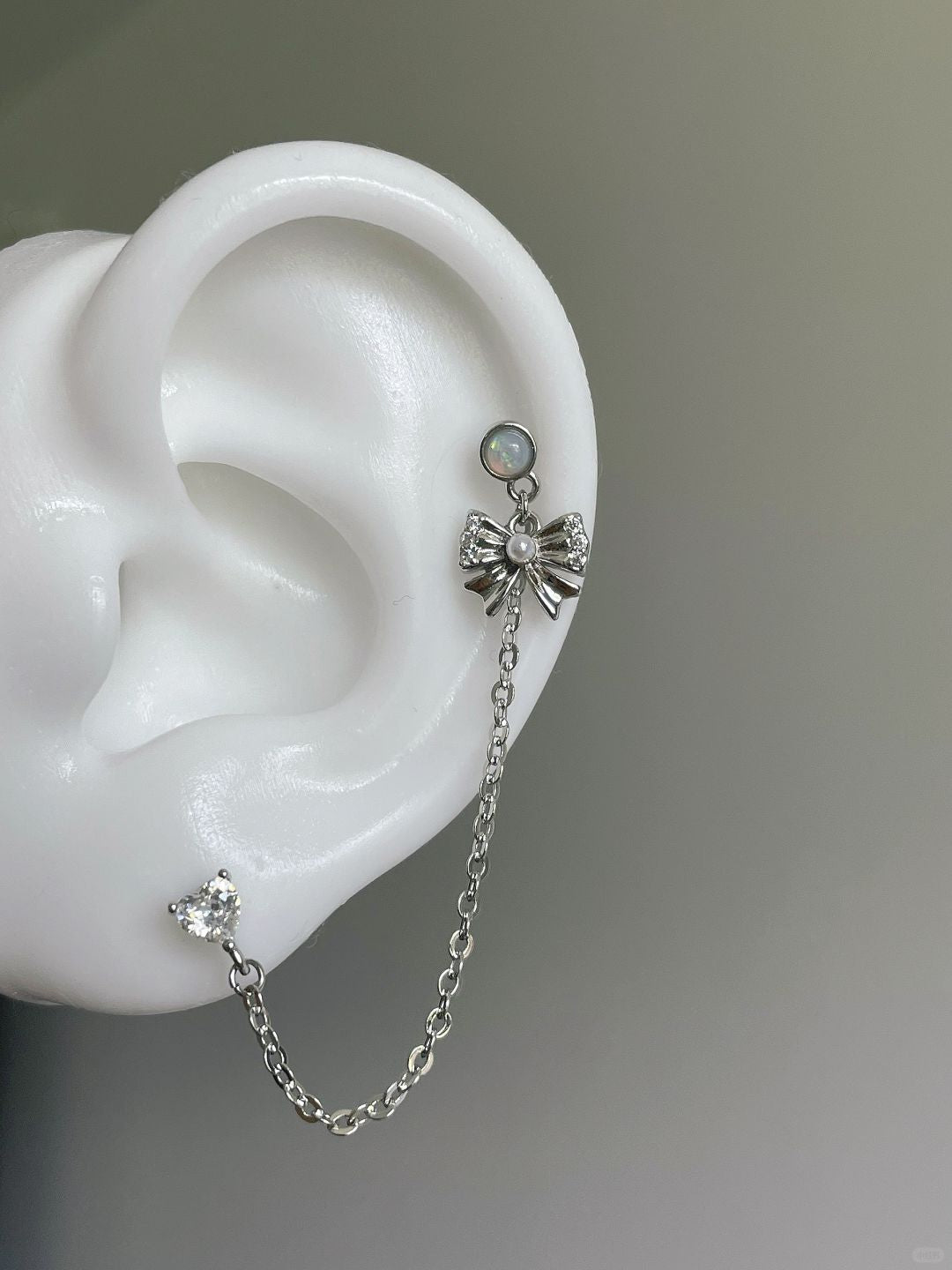 Moonlit Chain Earrings